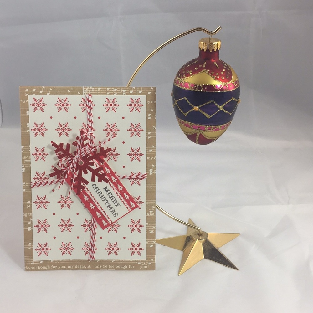 Vintage GKI/Bethlehem Glass Egg shaped embellished Christmas Ornament - Picture 2 of 8
